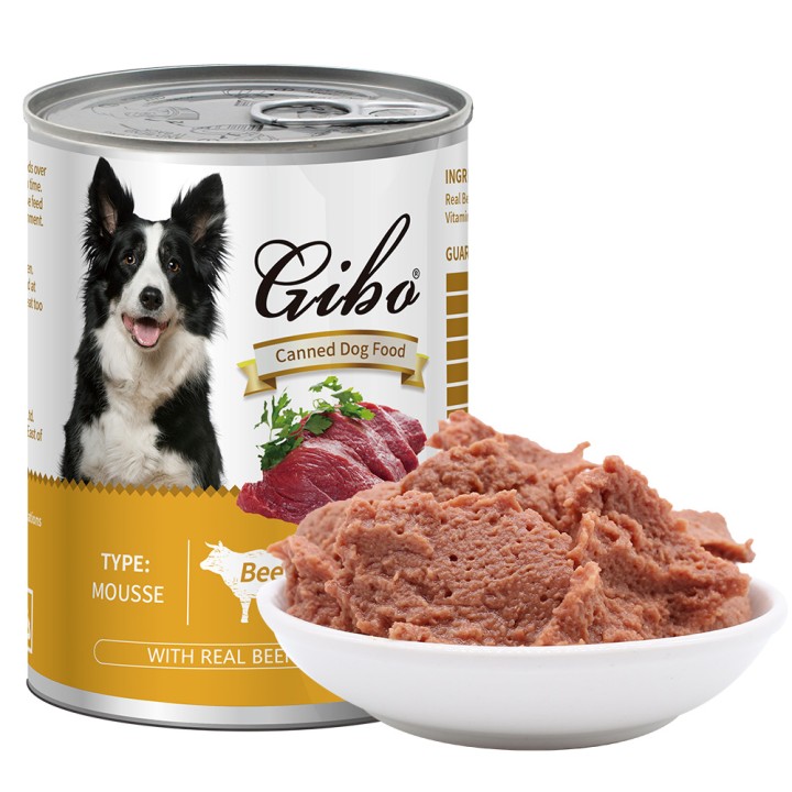 کنسرو سگ جیبو طعم گوشت  375 گرم
