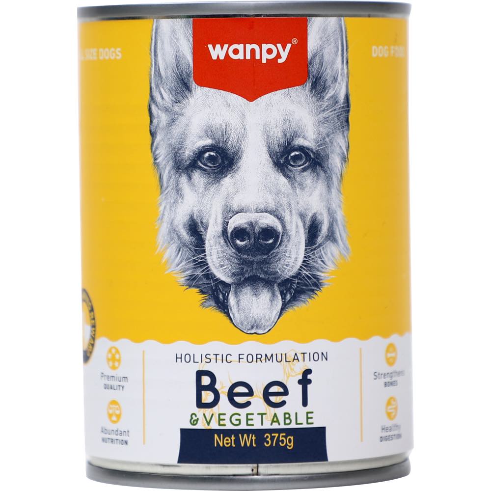 کنسرو ونپی سگ طعم گوشت 375 گرم
