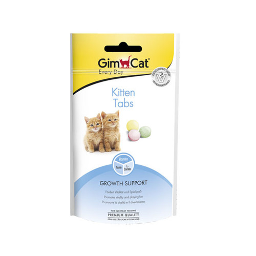 قرص مکمل بچه گربه جیم کت طعم شیر 40 گرم