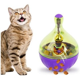 اسباب بازی تعادلی گربه زنگوله دار با مخزن تشویقی