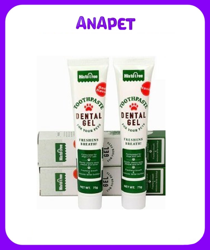 خمیر دندان (ژل) سگ و گربه هیستوری با طعم گوشت وزن 70 گرم